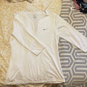 Nike 3/4 Sleeve Dri Fit Top size L